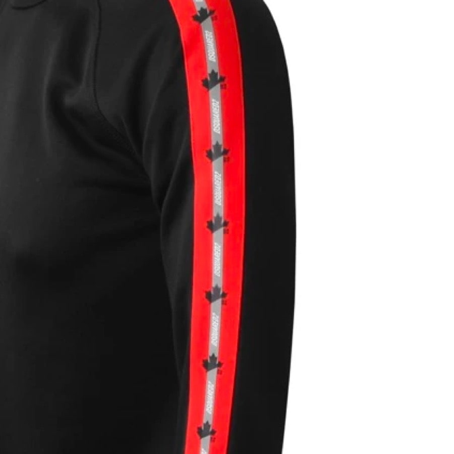 Alternative Image for ProductDSQUARED2 Taped Sweat Jacket Black3